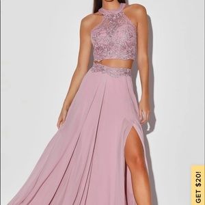 Lulu’s Two Piece Maxi Dress